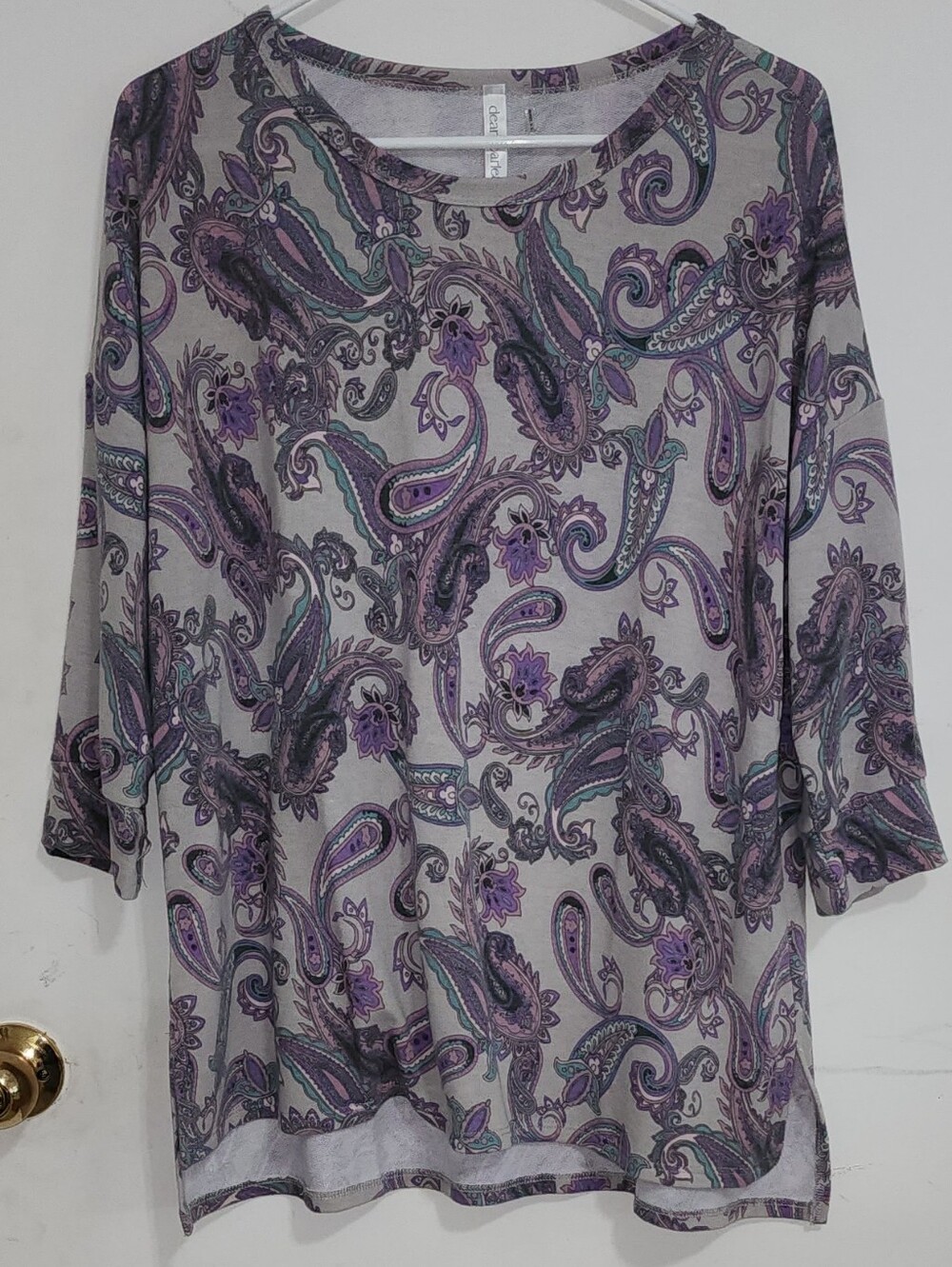 dear scarlett, Ladies Drop Sleeve Tee, Size Med